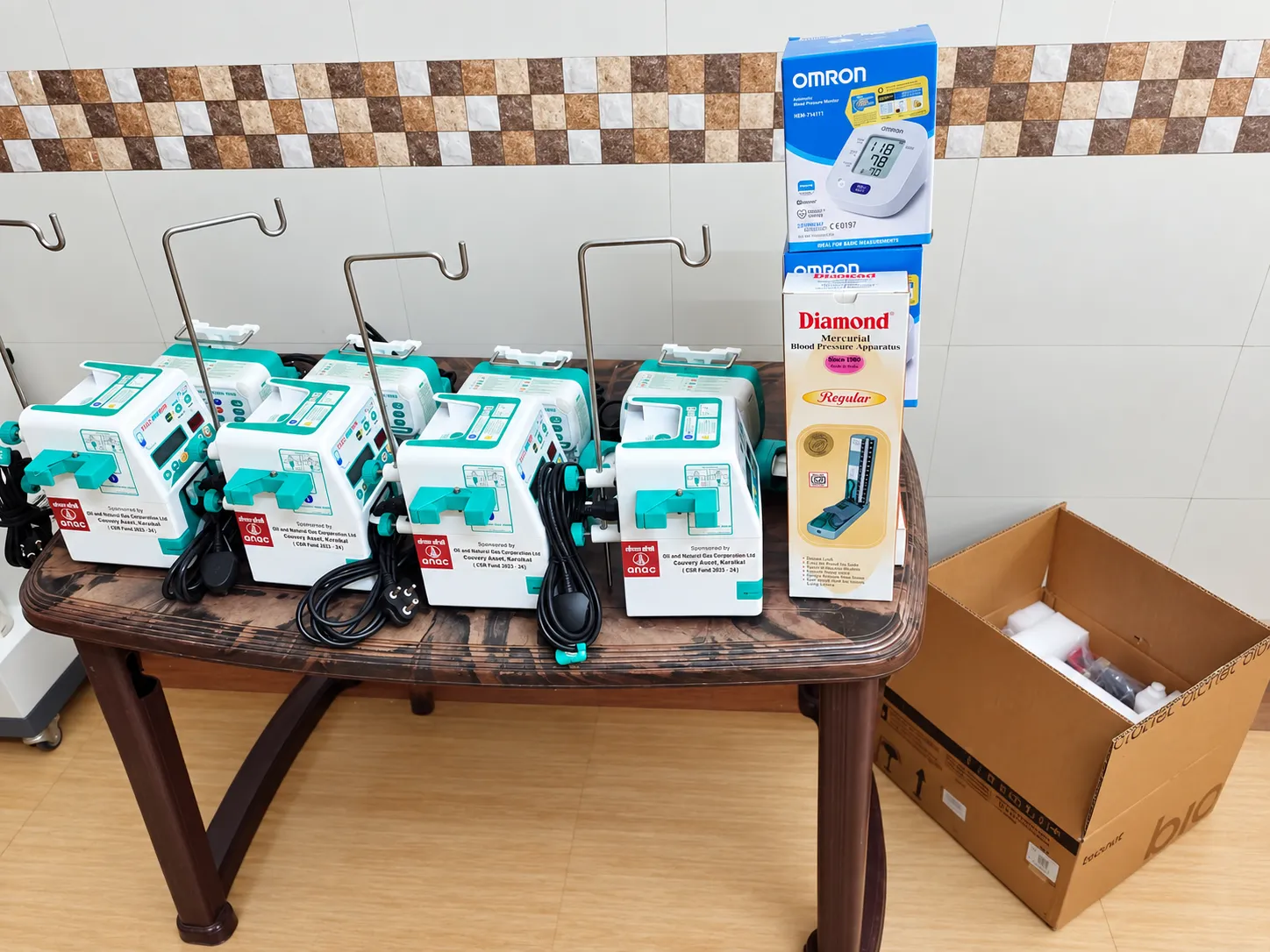 Medical equipment and packaged healthcare supplies