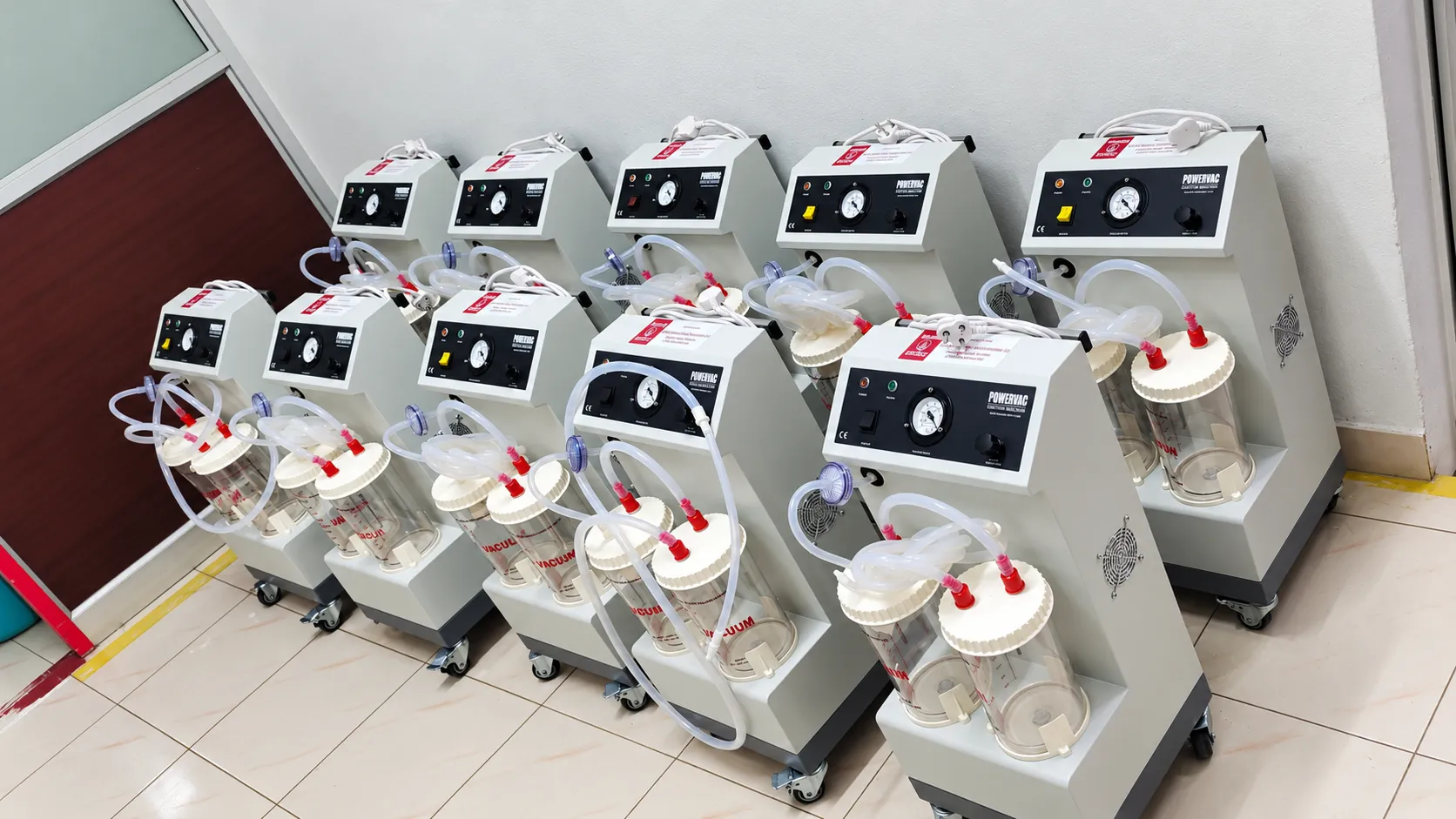A group of infant care incubator units